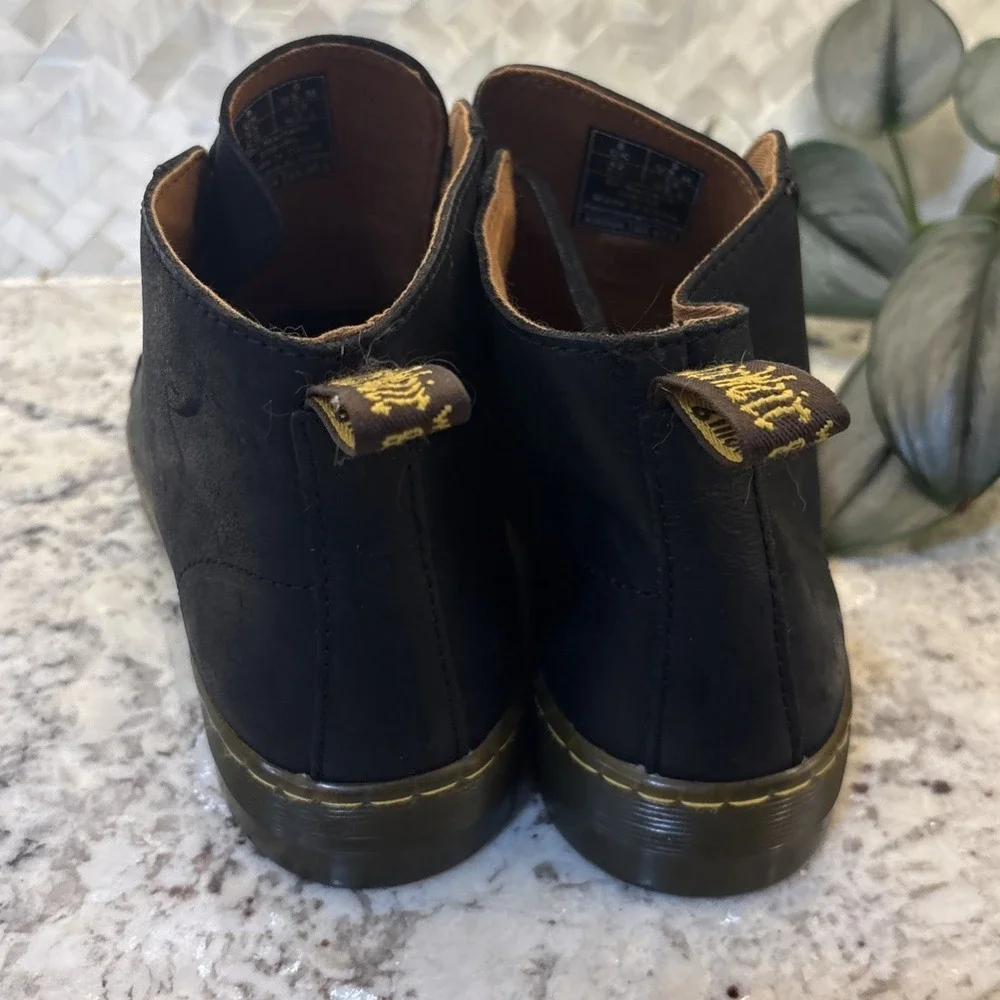 Dr‎ Martens Coburg Chukka Black Leather Lace Up Boots Men's Size 9 M/10 w READ